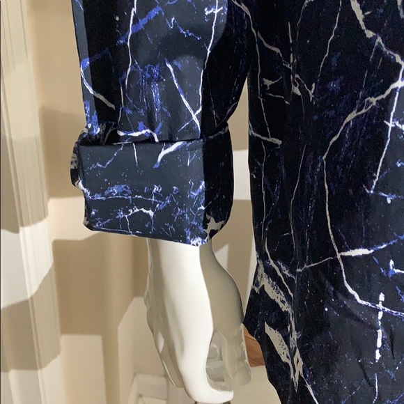 Armani Exchange Blue Fantasy Button Down Shirt - Picture 7 of 11